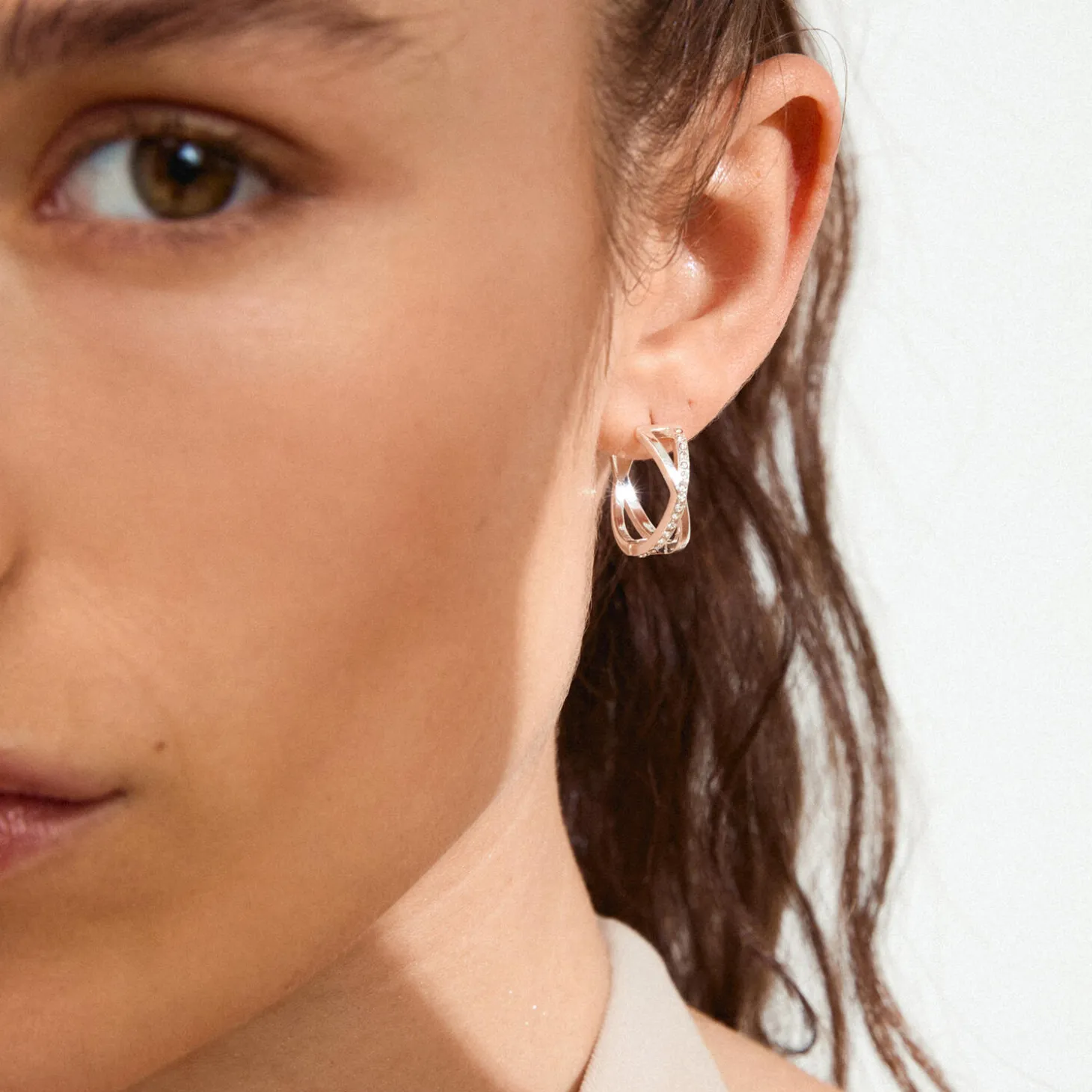 KIRA Øreringe, silver plated