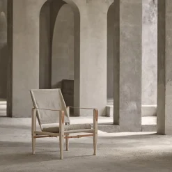 KK47000 Safaristolen, hvidolieret ask/natur