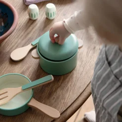 Køkkengryde og -pandesæt, sage green