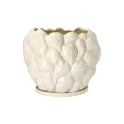 Klast vase/skjuler, offwhite