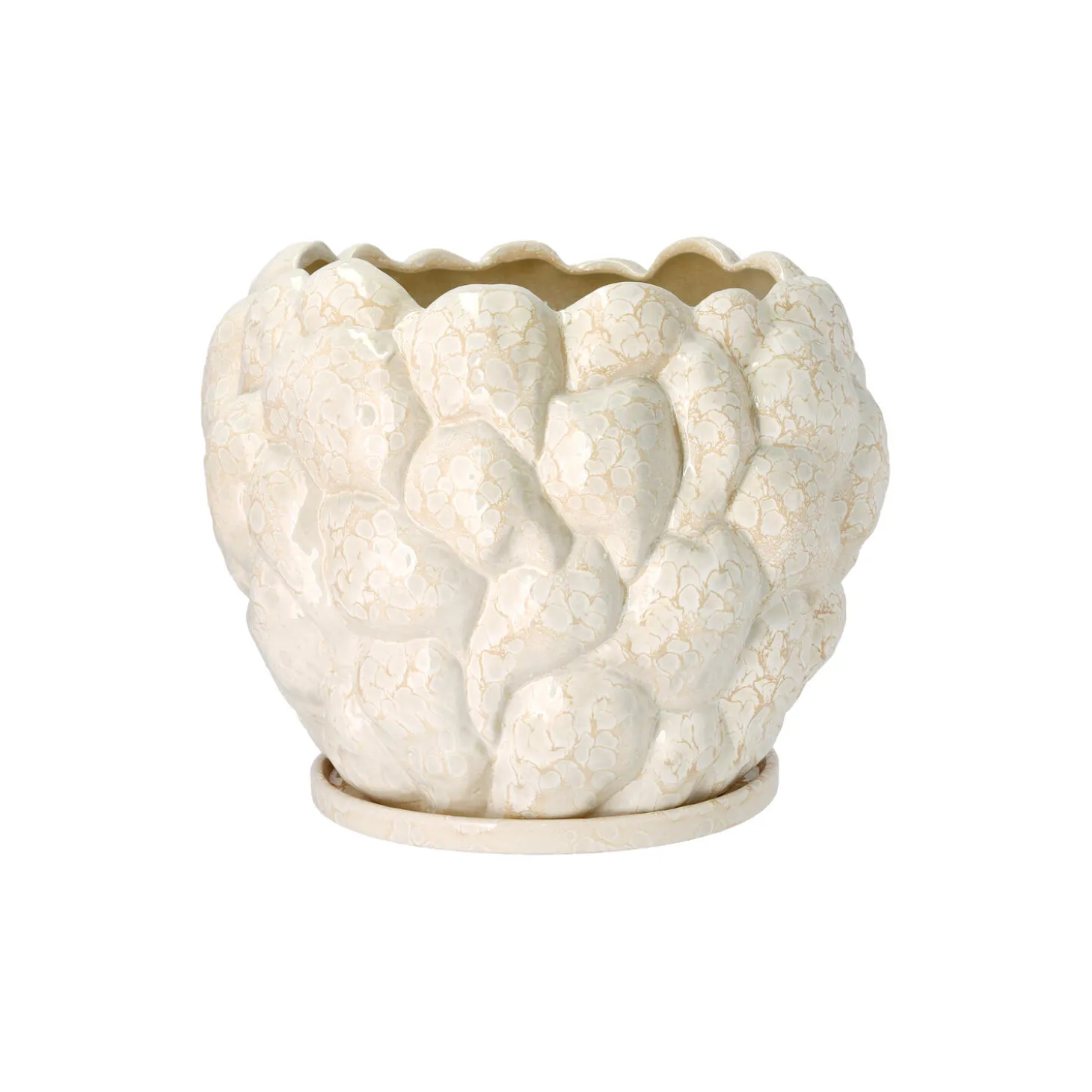 Klast vase/skjuler, offwhite