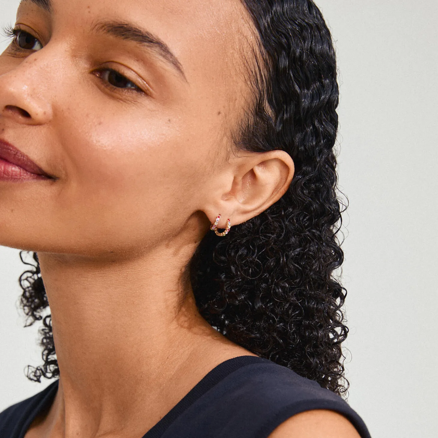 KLEOPRATRA Hoops, gold plated