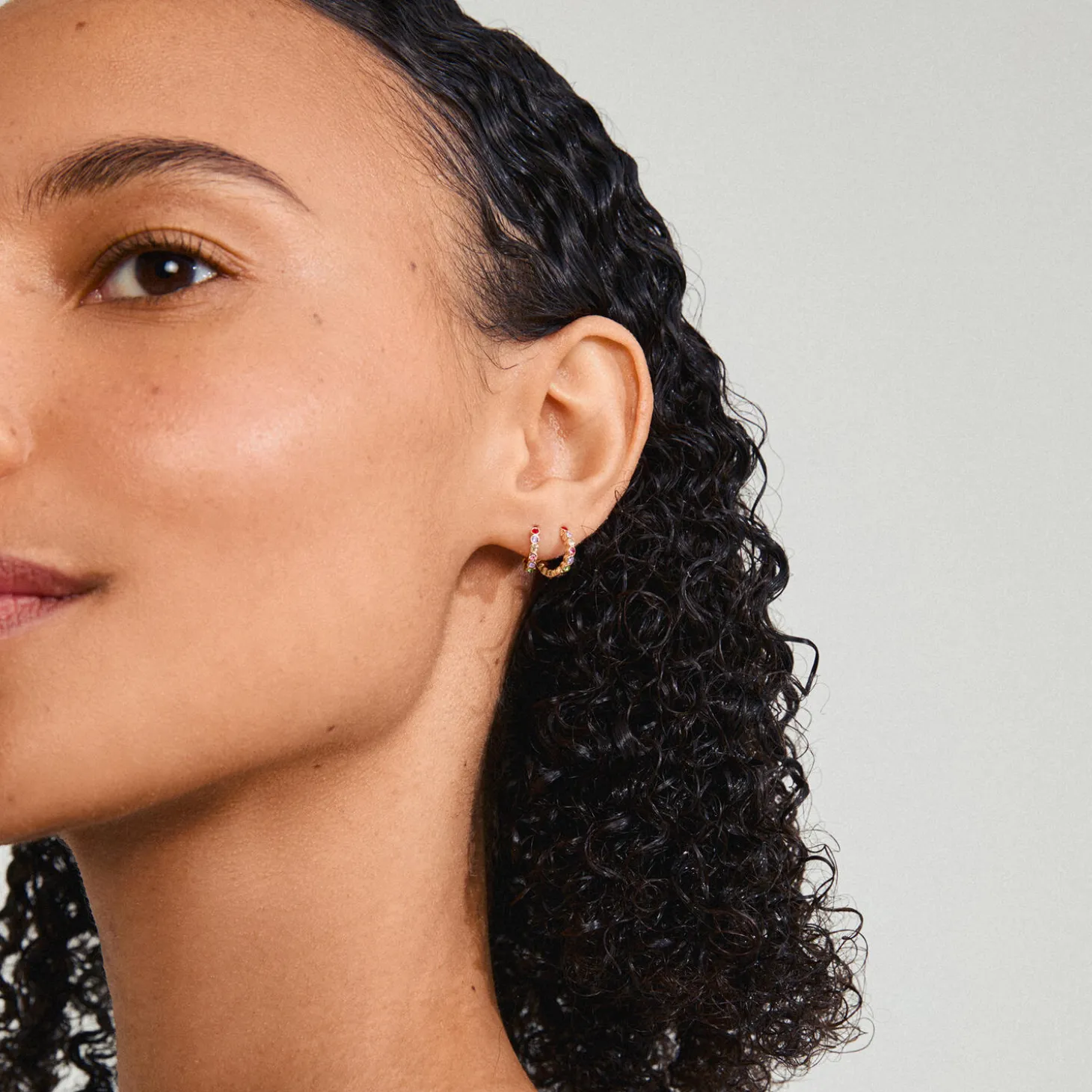 KLEOPRATRA Hoops, gold plated