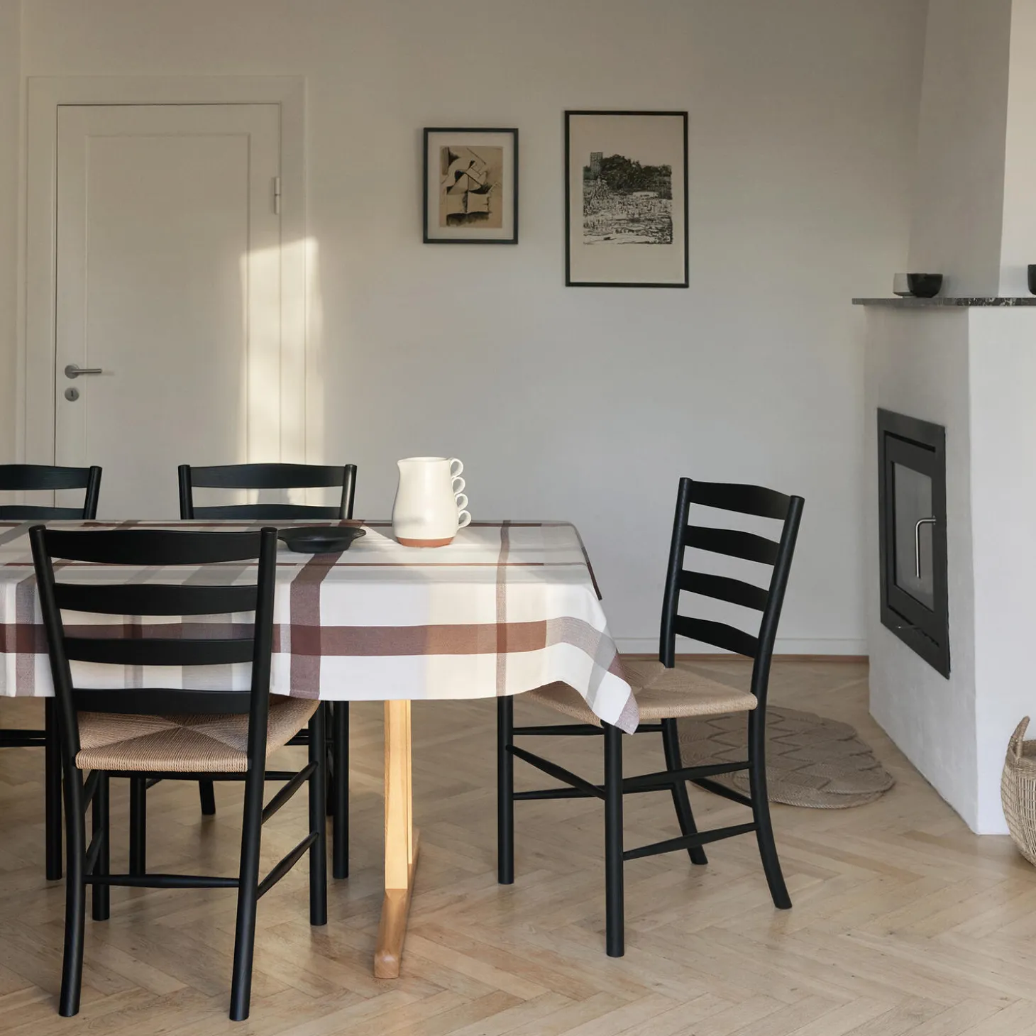 Klint Chair, sortlakeret eg