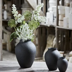 Knabstrup vase, black