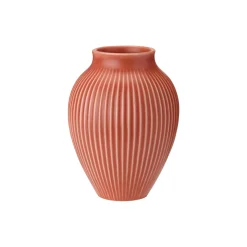 Knabstrup vase ripple, coral