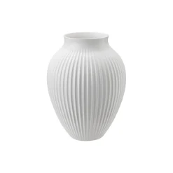 Knabstrup vase ripple, white