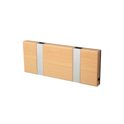 KNAX vandret 2 knagerække, bøg/grå