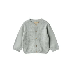 Knit Cardigan Bjørn, 1560 soft blue