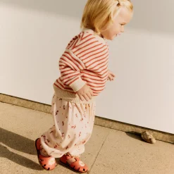 Knit Pullover Leise, 2078 red stripe