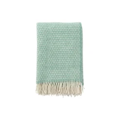 Knut Uld plaid, jade
