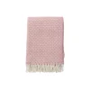 Knut Uld plaid, pink