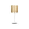 Komorebi Square Table Lamp, oak/white