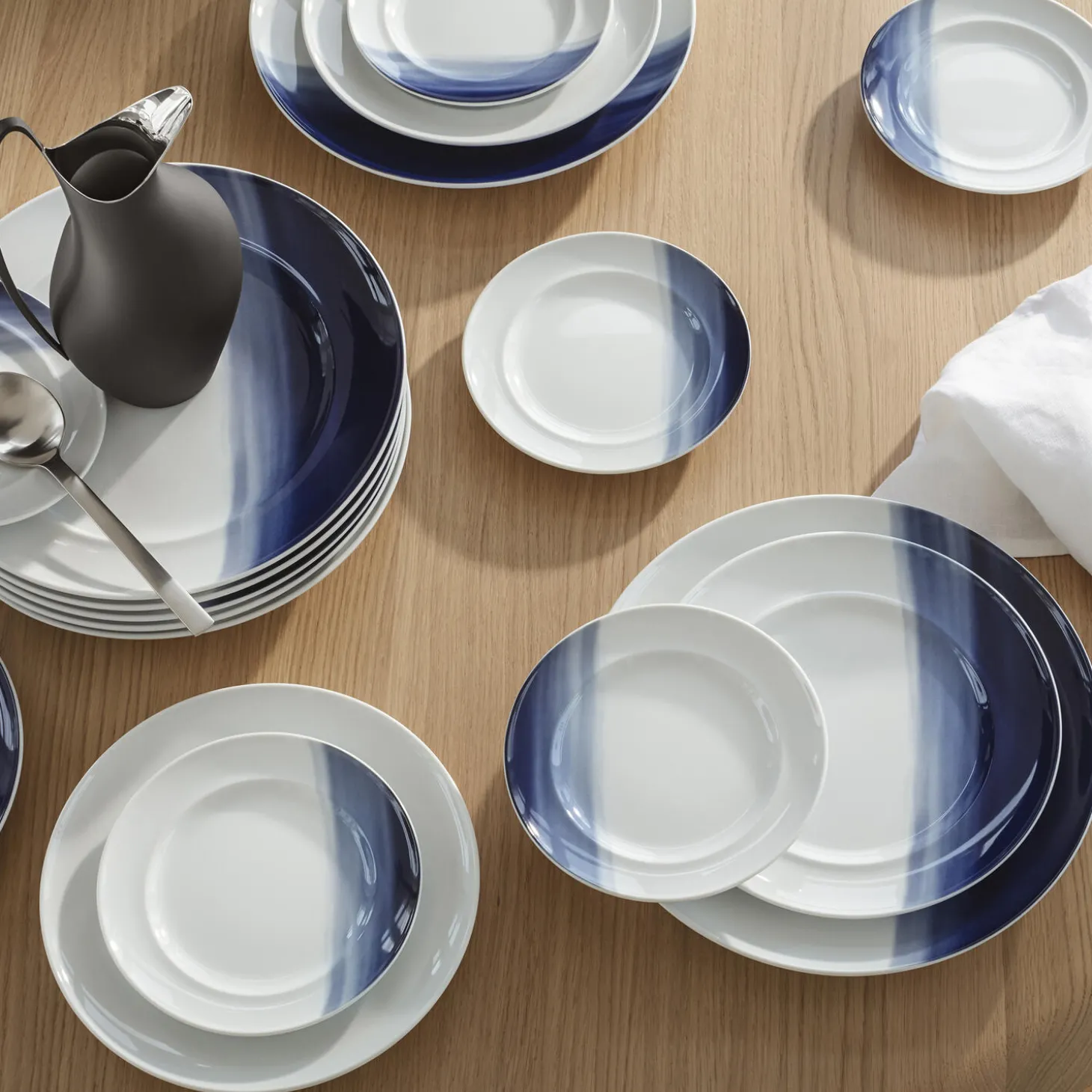 KOPPEL frokosttallerken 22 cm, blå nuancer