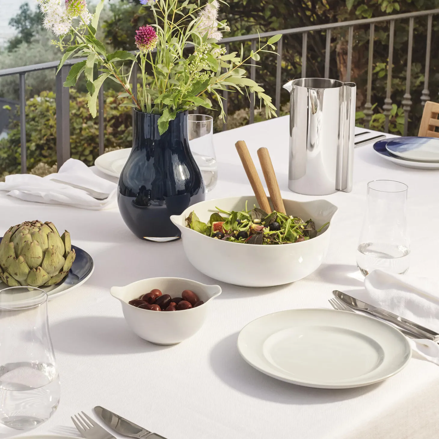 KOPPEL lille serveringsskål 12 cm, hvid