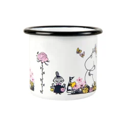 Kram emaljekrus, hvid