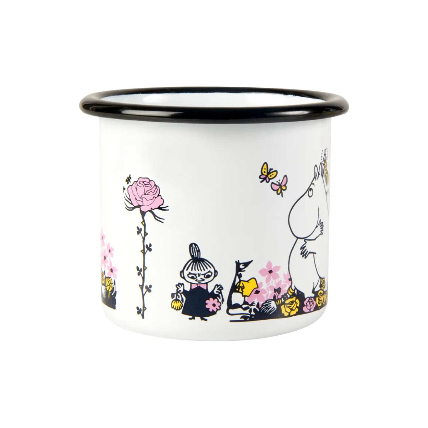 Kram emaljekrus, hvid