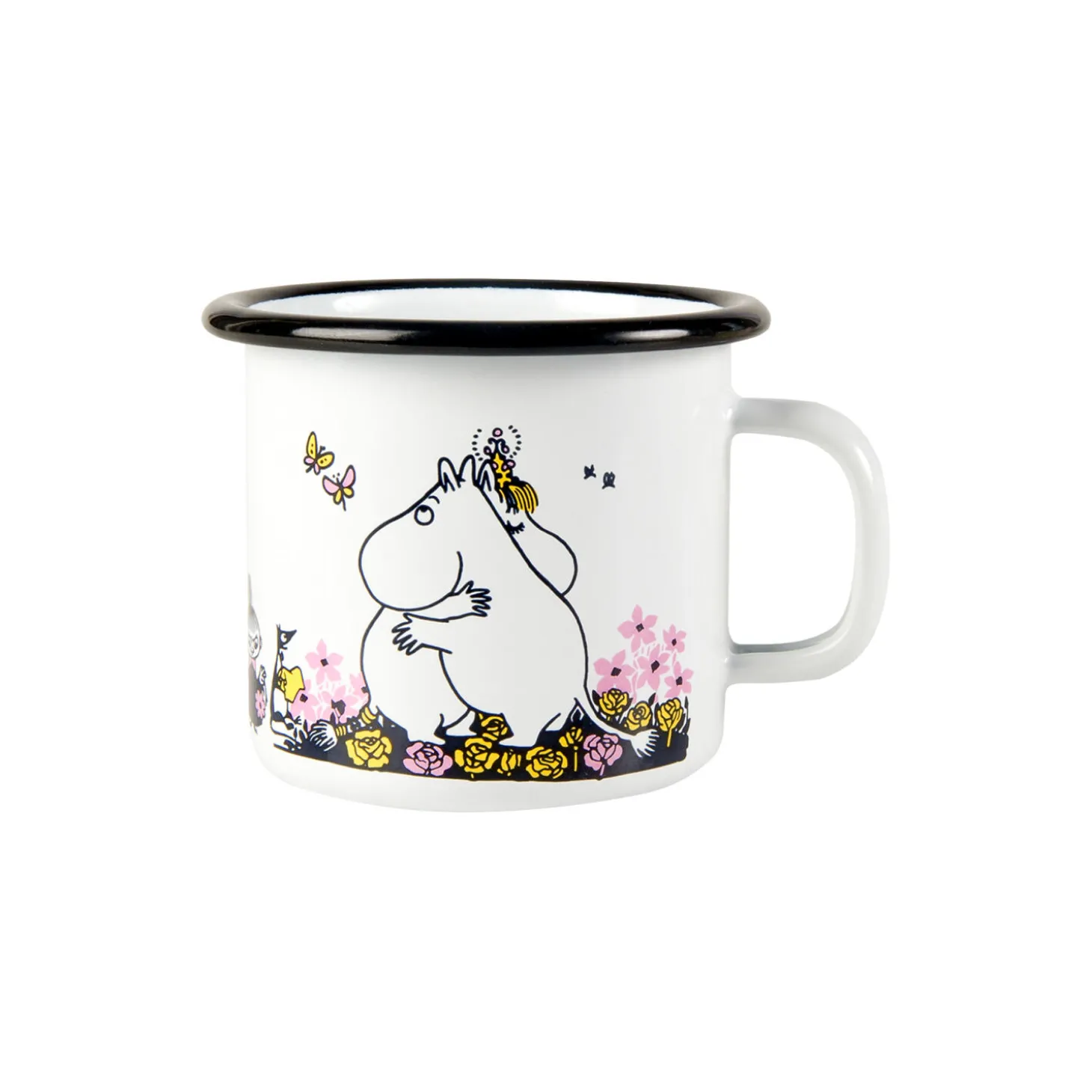 Kram emaljekrus, hvid