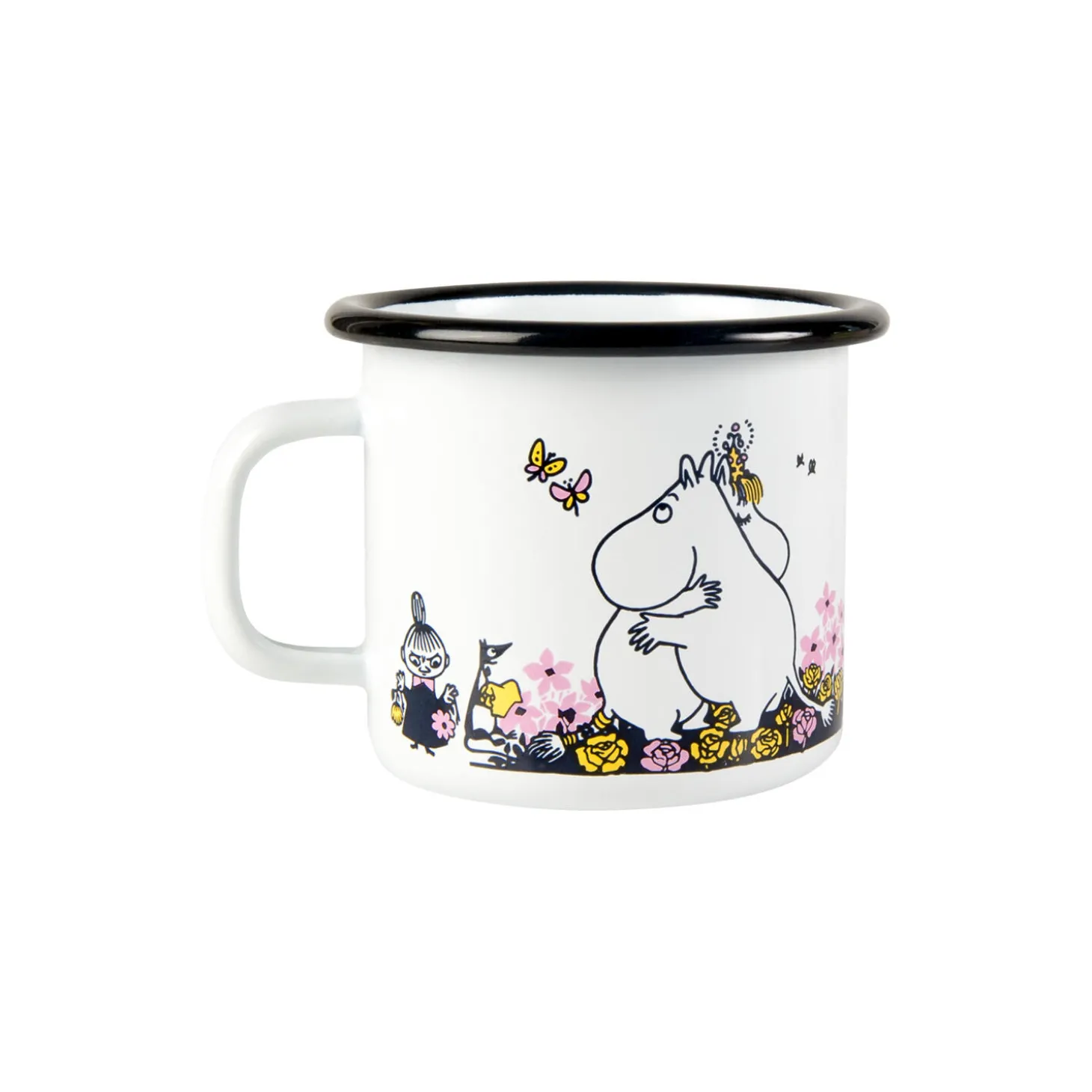 Kram emaljekrus, hvid