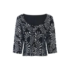 KumarahouBBIgnara blouse, dark blue silver