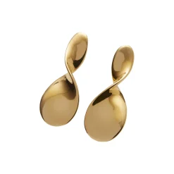 La Pausa Øreringe Small, forgyldt