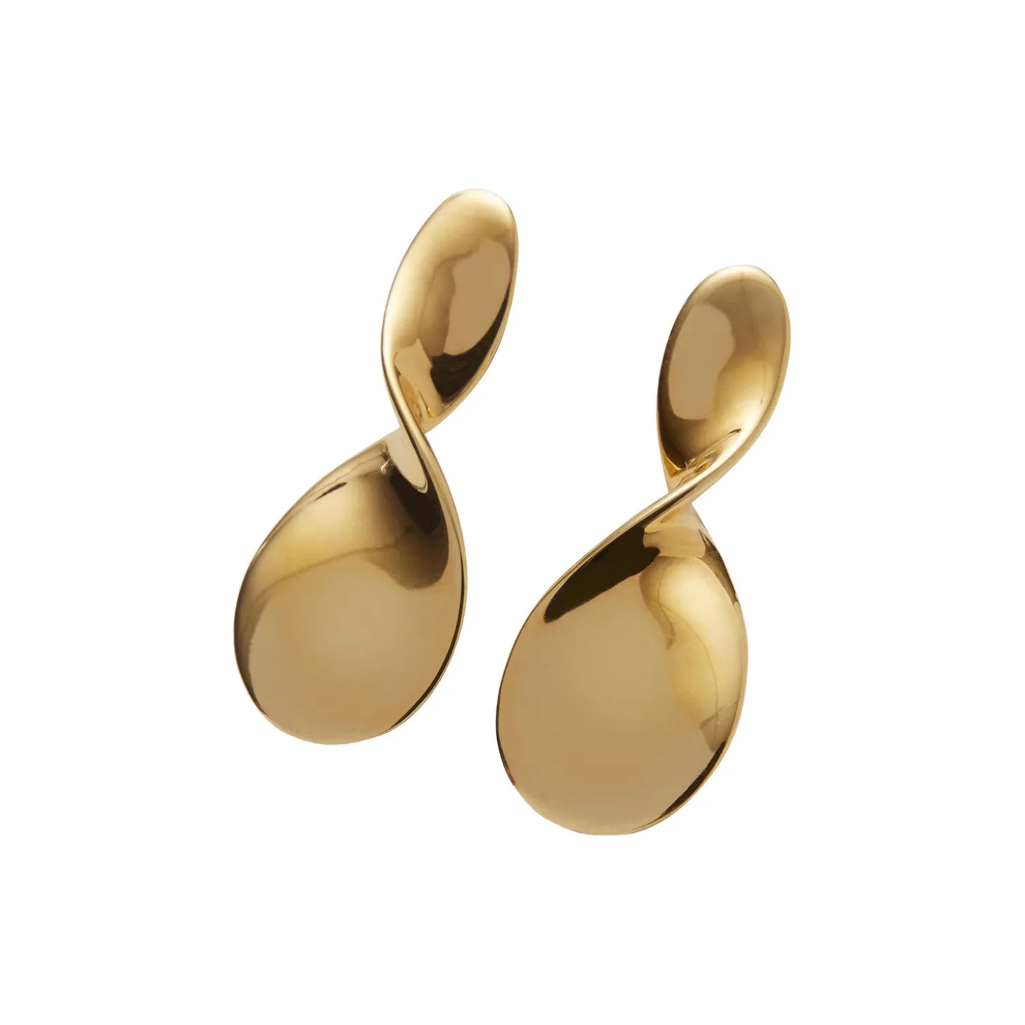 La Pausa Øreringe Small, forgyldt