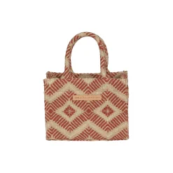 La Rambla Small Tote, terracotta
