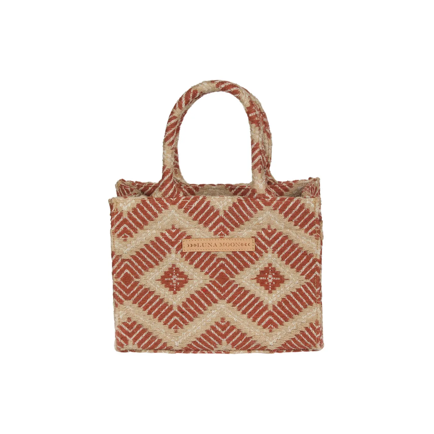 La Rambla Small Tote, terracotta
