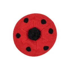 Ladybug Beret, barbados cherry