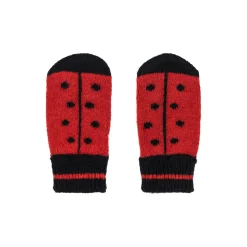 Ladybug Mittens, barbados cherry