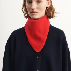 Lambswool bandana, signal red