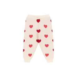 Lapis Knit Pants, coeur coloré duo pink