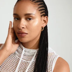 LARISA Øreringe, gold plated