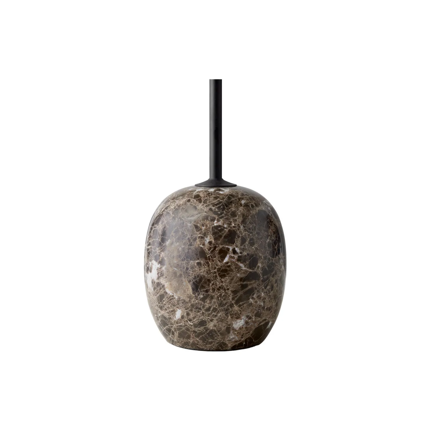 Lato Table LN9 Lounge Table, Emparador marble/walnut