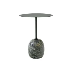 Lato Table LN8 Lounge Table, Verde Alpi marble/deep green