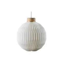Le Klint 180 pendel med papirskærm, lys eg