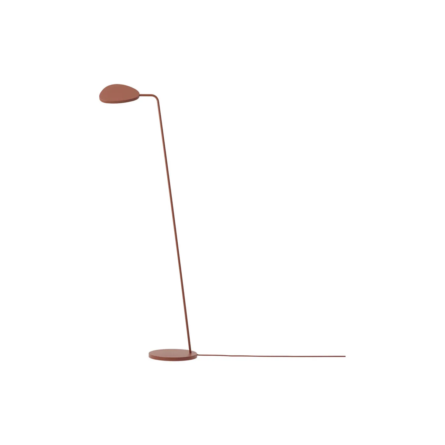 Leaf Floor Lamp, copper brown