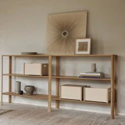 Leaf Shelf, oiled oak