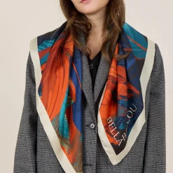 LEAFFALLTørklæde, petrol