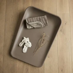 Leander Woodland Topper til puslepude, mocca