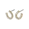 LEANNA Good Luck Crystal Øreringe, gold plated