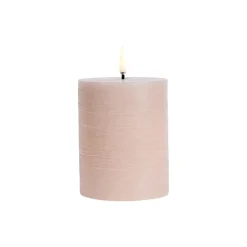 LED Pillar Candle 10 cm, beige