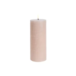 LED Pillar Candle 20 cm, beige
