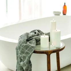 LED Pillar Candle 10 cm, nordic white