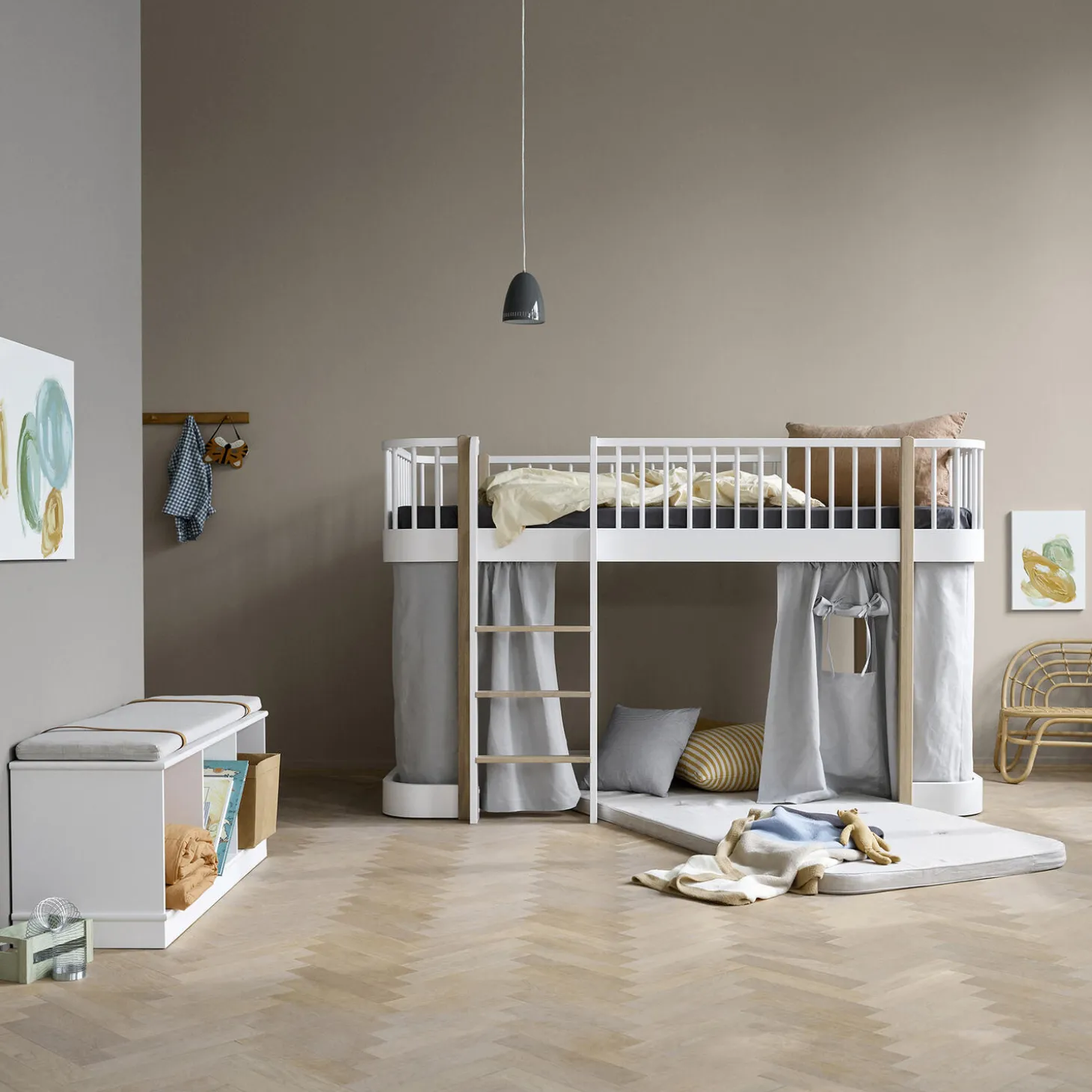 Legemadras til Wood Original halvhøj seng 90x200 cm