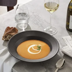 Legio Nova dyb tallerken 22 cm, black