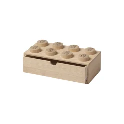 LEGO® 2x4 opbevaringskasse, sæbebehandlet eg