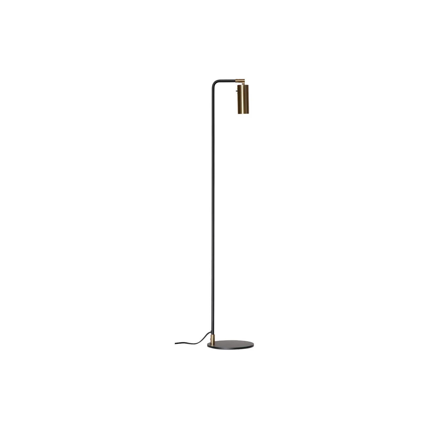 Lektor Floor Lamp, black/brass