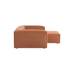 Lennon modulær hjørnesofa, vævet terracotta