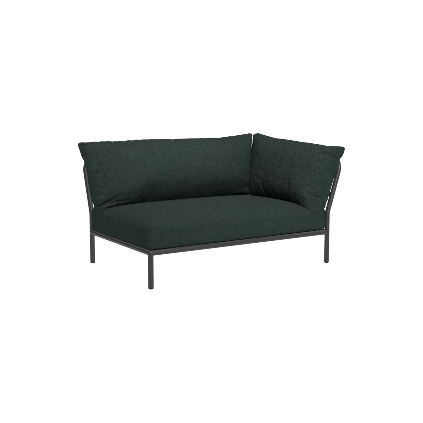 LEVEL2 højrevendt loungesofa, Sunbrella Heritage alpine